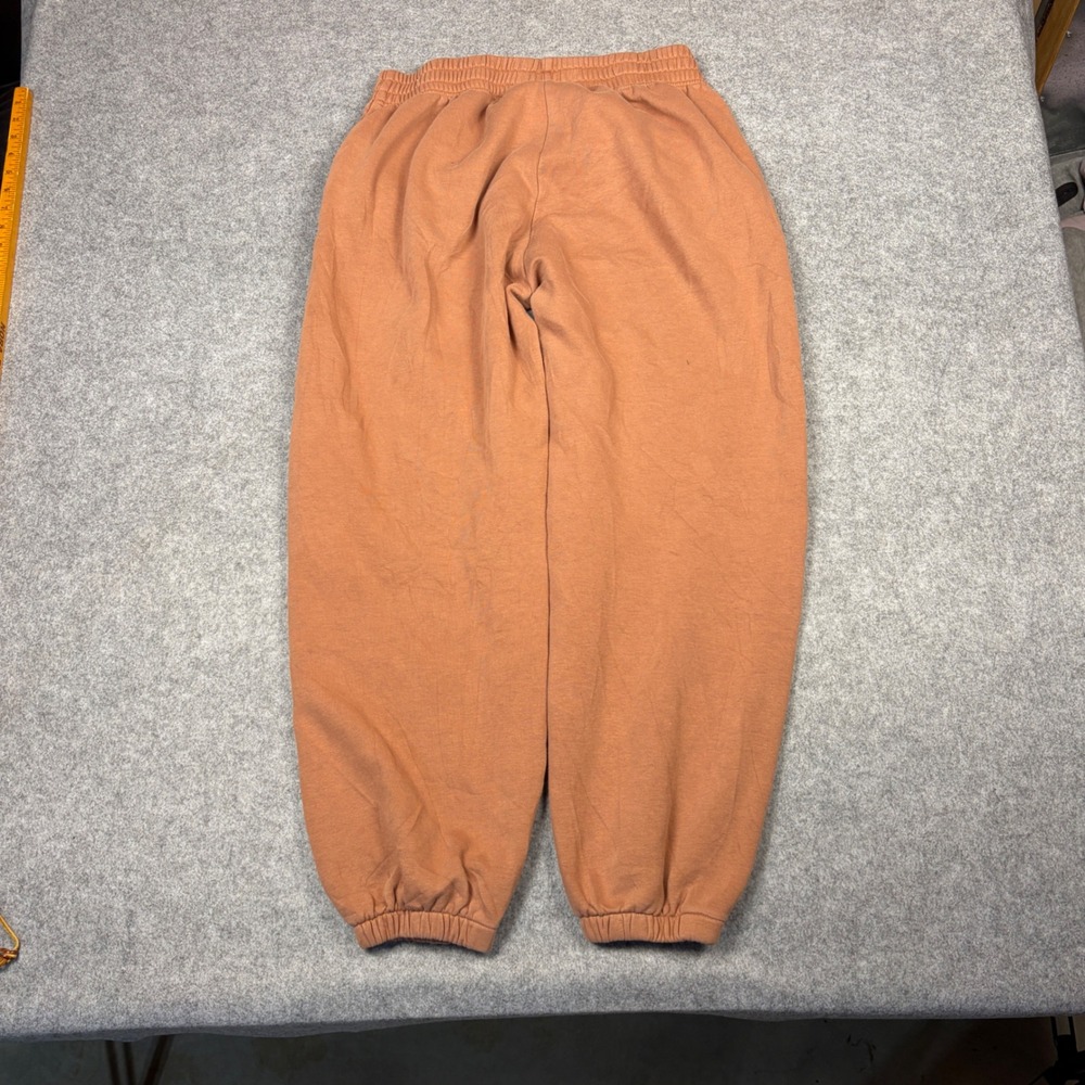 Nike Sportswear Essential Fleece Pants Rust Orange Pin Tuck Joggers Large - Picture 6 of 6